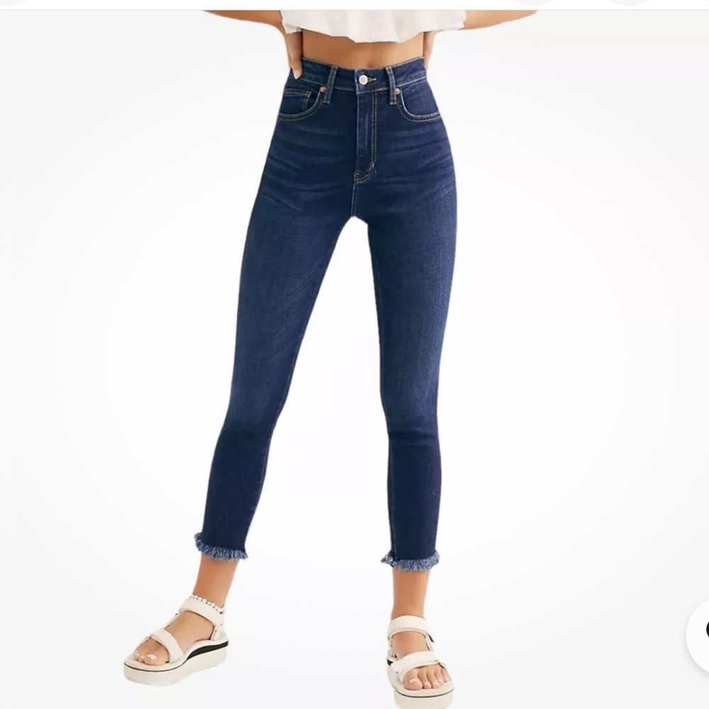 Free people Jeans We the free women skinny  blue jeans size 25 Nwot
